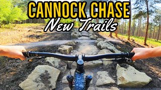 Cannock Chase New Mountain Bike Trails Perry’s Trail Blue [upl. by Gonyea]