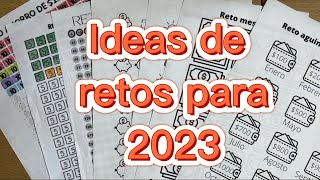 VLOGMAS 17 NUEVAS IDEAS DE RETOS DE AHORRO PARA TODOS LOS PRESUPUESTOS EN 2023  PLANTILLAS GRATIS [upl. by Ainahpets]