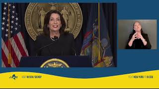 NY Governor Kathy Hochul reacts to 2024 election results [upl. by Pontone550]