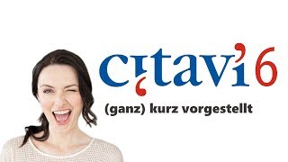 Citavi 6 … ganz kurz vorgestellt [upl. by Zerelda]