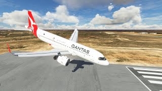 Qantas Mastery❗Landing at Mildura Airport in MSFS 2020 [upl. by Stelu]