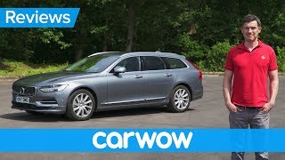 Volvo V90 Estate 2018 indepth review  carwow Reviews [upl. by Hannasus]