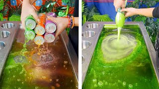 Amazing Colorful Ice Cream SODA  Yummy Fruit Ice Cream Compilation [upl. by Nywroc]