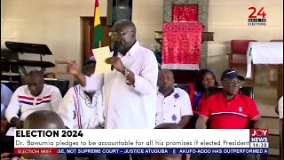 Dr Bawumia pledges to be accountable for all his promises if elected President  Election Brief [upl. by Tolman]