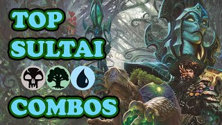 Top 10 Sultai Blue  Black  Green Commander EDH Combos  Episode 019 [upl. by Eeleak]