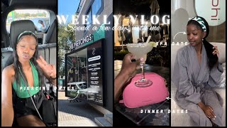 weeklyvlog  PIERCING DATE  SPA TREATMENT  GIRLS NIGHT OUT southafricanyoutuber [upl. by Aihsekin446]