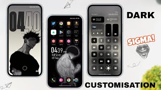 Dark Customisation Based On Sigma  Xiaomi HyperOS Customisation based On Xiaomi Themes ✨ Try It [upl. by Laure]