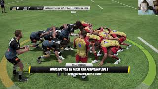 LA ROCHELLE  PERPIGNAN  Rugby Challenge 3 [upl. by Ieluuk]