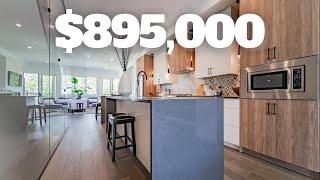 Inside a Luxury 895000 Bankview Townhome near Downtown Calgary  Real Estate 2021 [upl. by Arel221]