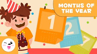 Months of the Year  Vocabulary for Kids [upl. by Tniassuot936]