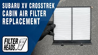 How to Replace Cabin Air Filter 2015 Subaru XV Crosstrek  AQ1149 [upl. by Rozella]