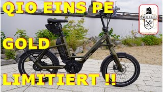 QIO EINS P E Sonderedition Finline GOLD jetzt bei Nordbikes [upl. by Malvin]