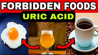 6 FORBIDDEN Foods for HIGH URIC ACID and the 6 Best to LOWER URIC ACID [upl. by Lebasiram]