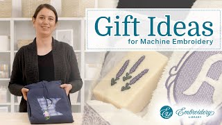 Machine Embroidery Gift Ideas [upl. by Lenzi]