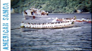 American Samoa Flag Day 1971 2 Fautasi Race [upl. by Aneles]