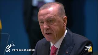 Erdoğan e il documento esclusivo di Fabio Celenza a Propaganda Live [upl. by Suirtemid]