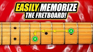 Fretboard Memorization TRICK to Instantly Name All the Notes [upl. by Dimah]