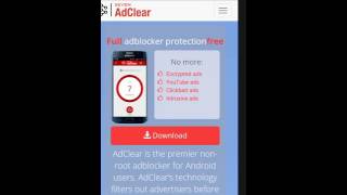 AdClear Block ads on Android phone without root [upl. by Sedrul]