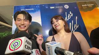 FULL COVERAGE WIN METAWIN AT JANELLA SALVADOR MANILA PREMIERE OF UNDER PARALLEL SKIES [upl. by Fondea]