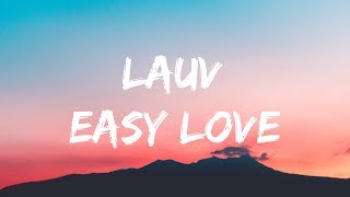 Lauv  Easy Love Lyrics  Lyrics Video [upl. by Deerdre]