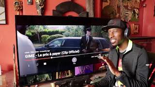 GIMS  Le Prix à payer Clip Officiel  Reaction 🇨🇩🇫🇷 [upl. by Sorce]