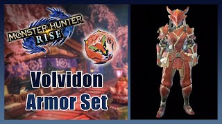 Volvidon High Rank amor set Guide  Monster Hunter Rise [upl. by Riatsila]