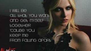 I Will Be  Avril Lavigne lyrics [upl. by Ariamoy]