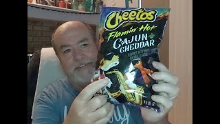 Cheetos Flaming Hot Cajun Cheddar  Snack Time [upl. by Epner]