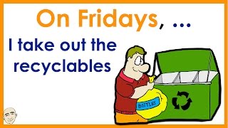 Days of the Week  Activities  Easy English Conversation Practice  ESL  EFL [upl. by Aldercy679]