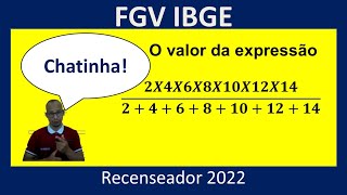 IBGE 2022  RECENSEADOR  Questão 18 [upl. by Vedetta430]