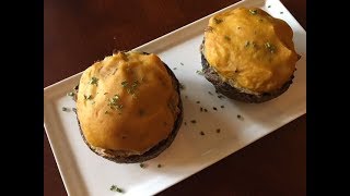 Breville Smart Oven Air Stuffed Portobello Mushrooms [upl. by Attenrad]