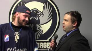 St George Ravens Ryan Purcell Interview after 7 4 win russel cup quarter finals [upl. by Arlena]