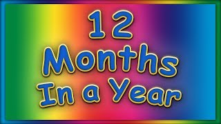 Months of the Year Song  ABC Baby Songs  Learn Months of Year [upl. by Now]