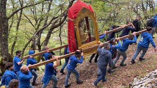 Salita Madonna Nera al sacro monte di Viggiano PZ [upl. by Draner]