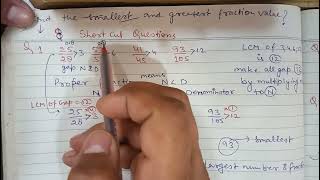 fraction numerator denominator maths ssc bank railway police ias exams [upl. by Wolfgram]