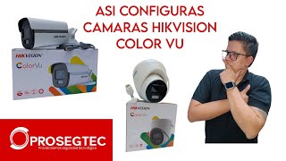 Cómo Configurar Cámaras Hikvision Color Vu con Audio [upl. by Allegra57]