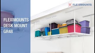 Fleximounts Overhead Storage Rack Installation Video [upl. by Linell]