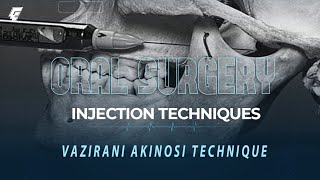 injection techniques 4  vazirani akinosi  oral surgery  عزت شومان [upl. by Airdnua]