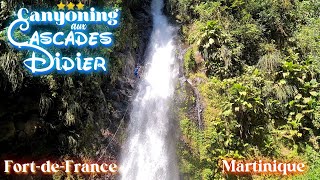 Canyoning aux Cascades de Didier  FortdeFrance  Martinique [upl. by Arriek838]