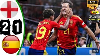 Spain vs England 21 Latest Highlights amp All Goal Euro Final 2024Spain Goal [upl. by Dixie]