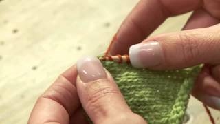 Entrelac Knitting Reversible Pick Up with Gwen Bortner [upl. by Clair143]