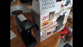 Aldi Ambiano Coffee Capsule Machine 070523  Nespresso pod compatible NOT Dulce Gusto [upl. by Yerffeg965]