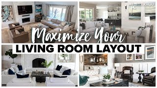 How To Arrange Your Big Or Small Living Room amp 10 Layout Configurations [upl. by Sarena]