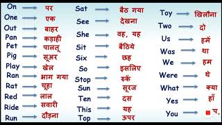 Word meaning Hindi to English youtubeshort english englishgrammar [upl. by Urial]