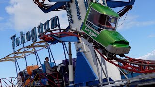 Unique Rides UKs Only Toboggan Roller Coaster  Fawley Fun Fair Vlog 2023 Charles Coles Vlog [upl. by Mclain]