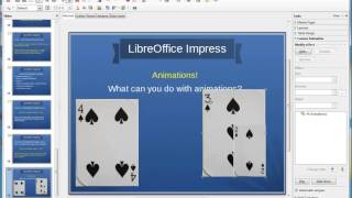 LibreOffice Impress Animations [upl. by Airamas798]