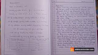 To determine the coefficient of viscosity of the given liquid using Ostwald viscometer [upl. by Zenia]