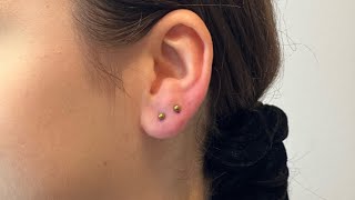 Piercing lobe i upper lobe [upl. by Arvid]