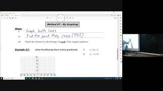 U4L1 Solving a Linear System by Graphing [upl. by Airlia29]