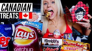 Canadian shows you most ICONIC CANADIAN FOOD  Donuts Ketchup chips Poutine and MORE [upl. by Ajram]